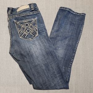 Women's W28 rock and roll cowgirl bootcut jeans